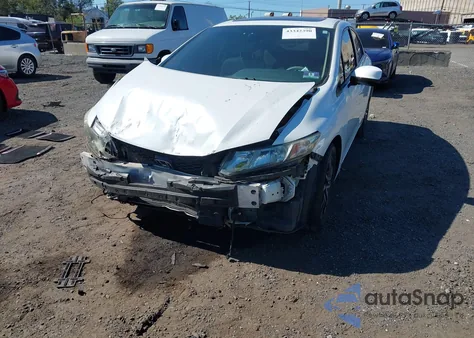 2013 Honda Civic Ex-L from USA, damaged, VIN 19XFB2F90DE221861